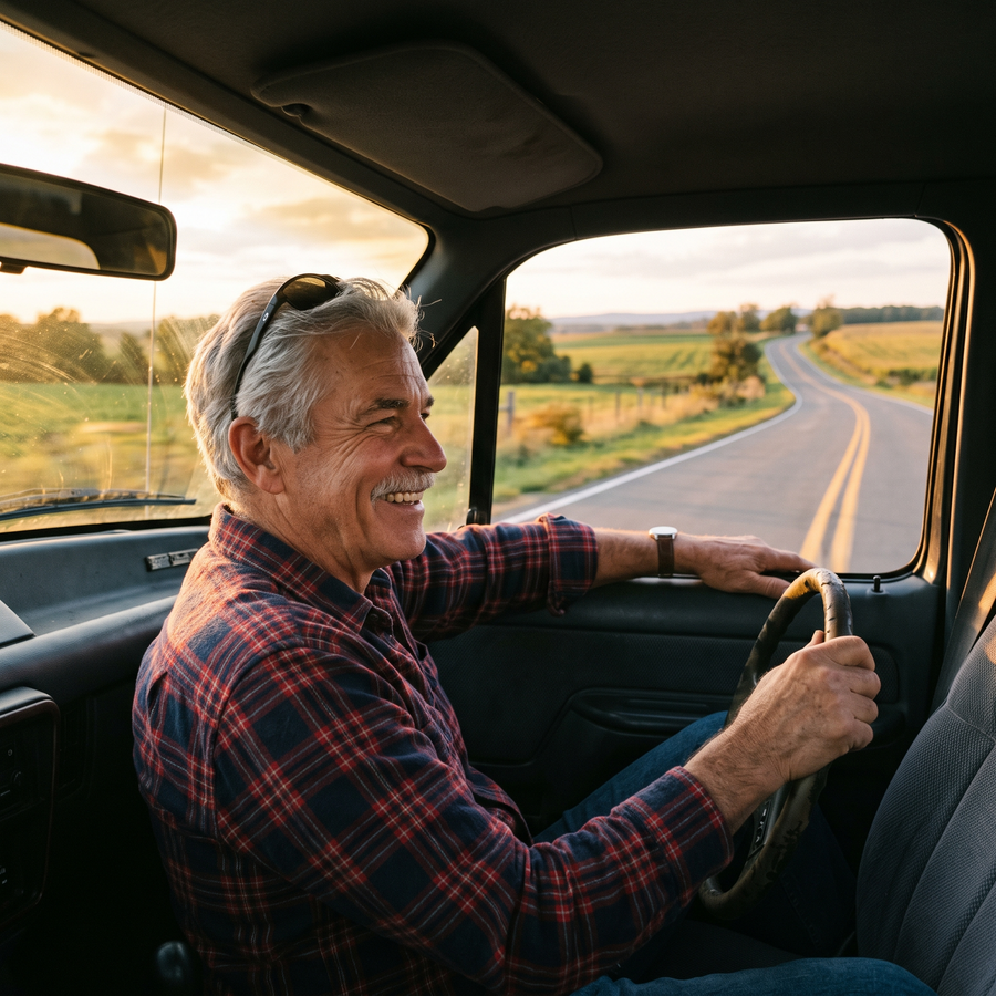 The four-hour drive