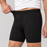 Wide, soft waistband on the Garrison boxer brief